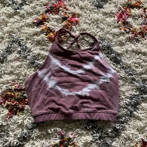 Chevron sports bra